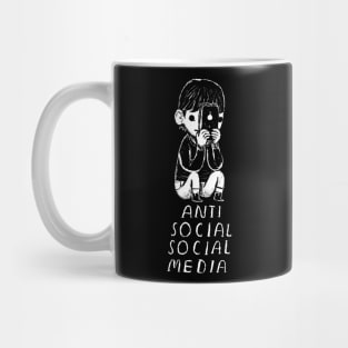 anti social social media Mug